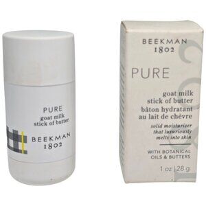 Beekman 1802 Pure Goat Milk Stick Of Butter Solid Moisturizer 1 Oz Non-Comedogen